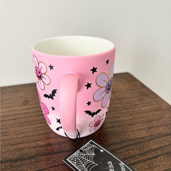 🌸 🎃Cobwebs & Cauldrons Ombre’ Pumpkin Flowers Mug - Picture 2 of 4